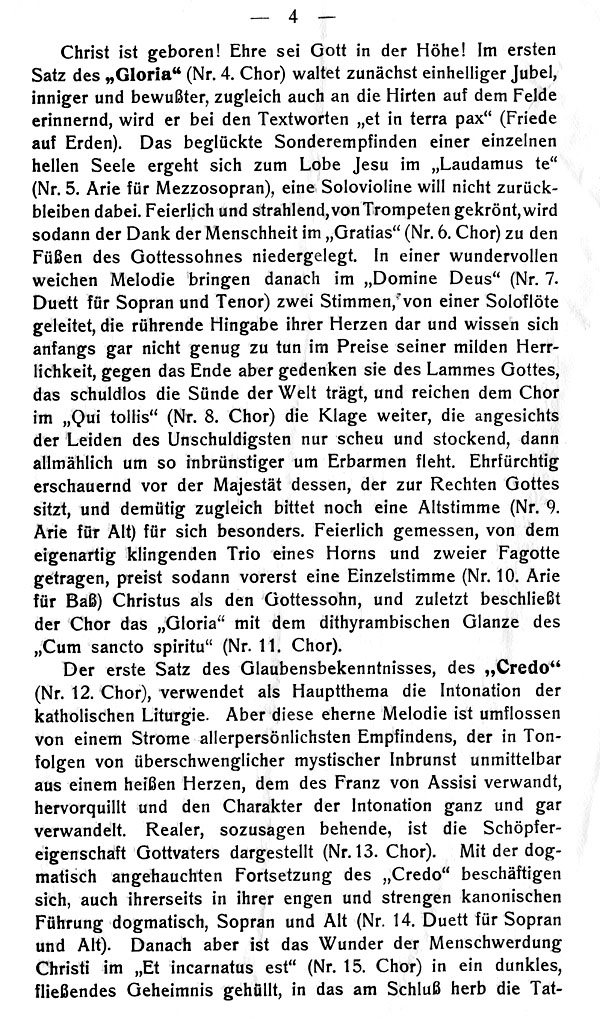 Leipzig Germany, 19 November 1913 Thomaskirche, Leipzig Die Hohe Messe, Bach